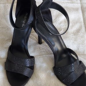 Black 3 inch heels